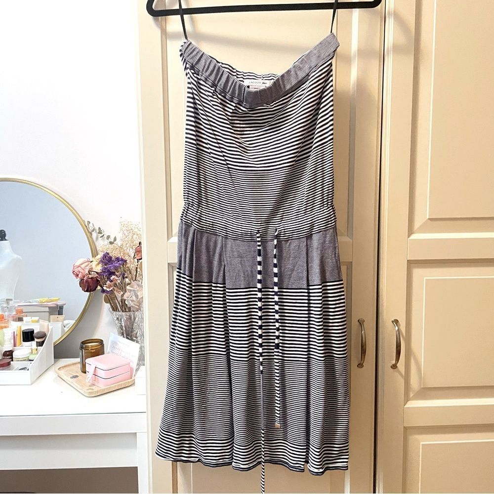 LACOSTE STRAPLESS DRESS SZ 34